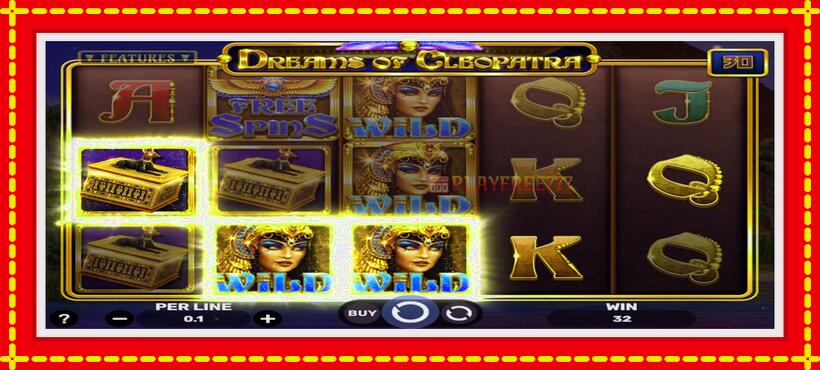 Slot machine Dreams of Cleopatra with access to free game online, picture 3