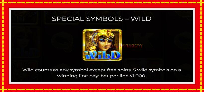 Slot machine Dreams of Cleopatra with access to free game online, picture 5