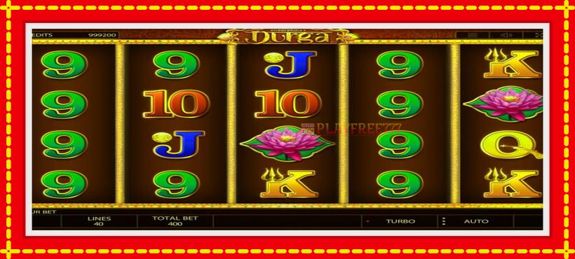 Slot machine Durga with access to free game online, picture 2