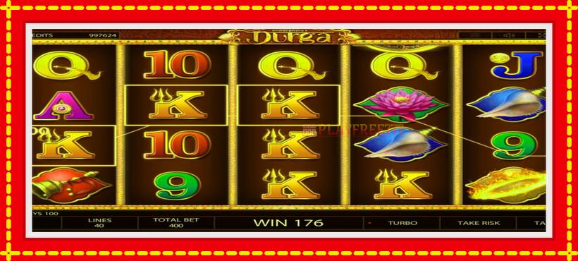 Slot machine Durga with access to free game online, picture 3