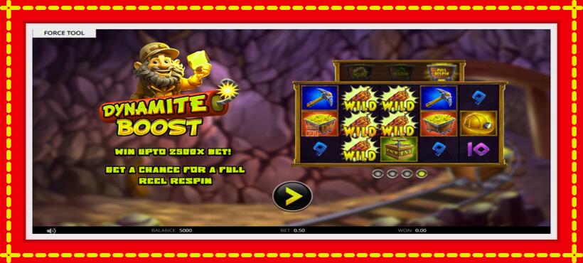 Slot machine Dynamite Boost with access to free game online, picture 1