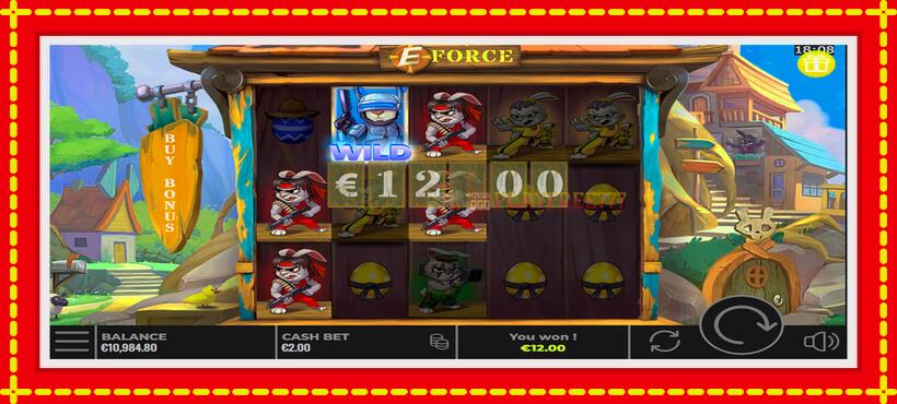 Slot machine E-Force with access to free game online, picture 3