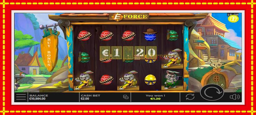 Slot machine E-Force with access to free game online, picture 4