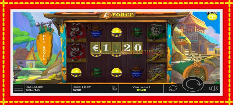 Slot machine E-Force with access to free game online, picture 5