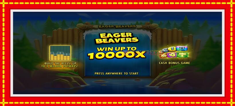 Slot machine Eager Beavers with access to free game online, picture 1