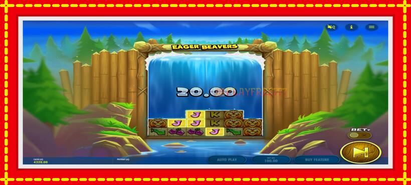 Slot machine Eager Beavers with access to free game online, picture 3