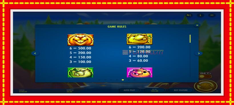 Slot machine Eager Beavers with access to free game online, picture 7