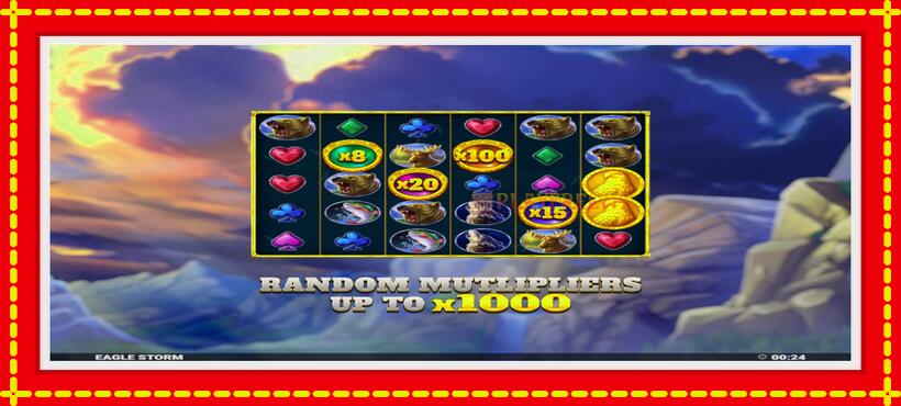 Slot machine Eagle Storm with access to free game online, picture 1