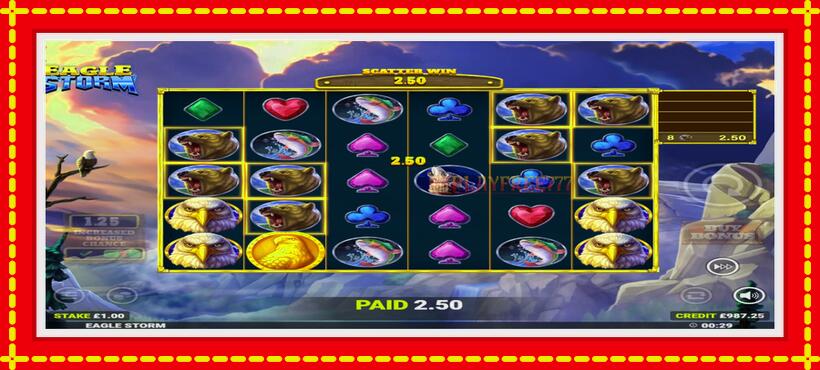 Slot machine Eagle Storm with access to free game online, picture 3