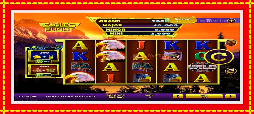 Slot machine Eagles’ Flight Power Bet with access to free game online, picture 2