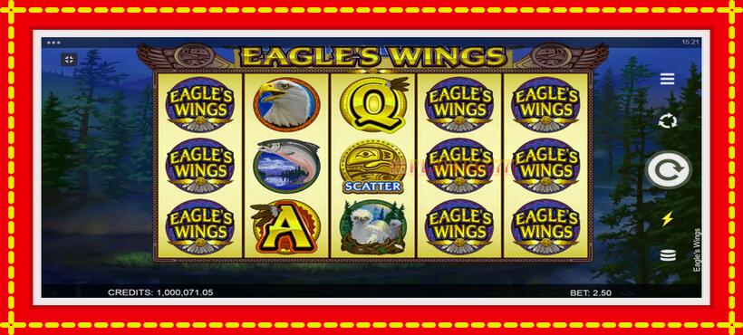 Slot machine Eagles Wings with access to free game online, picture 1