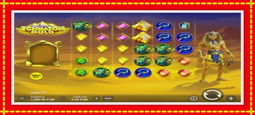 Slot machine Echnaton Gold with access to free game online, picture 1