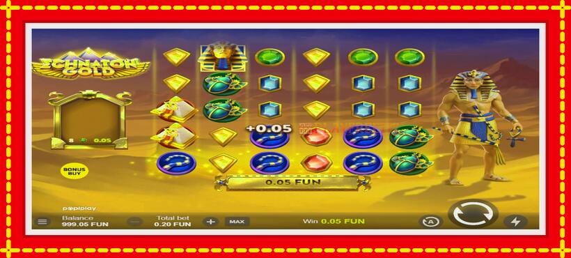 Slot machine Echnaton Gold with access to free game online, picture 2