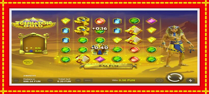 Slot machine Echnaton Gold with access to free game online, picture 3