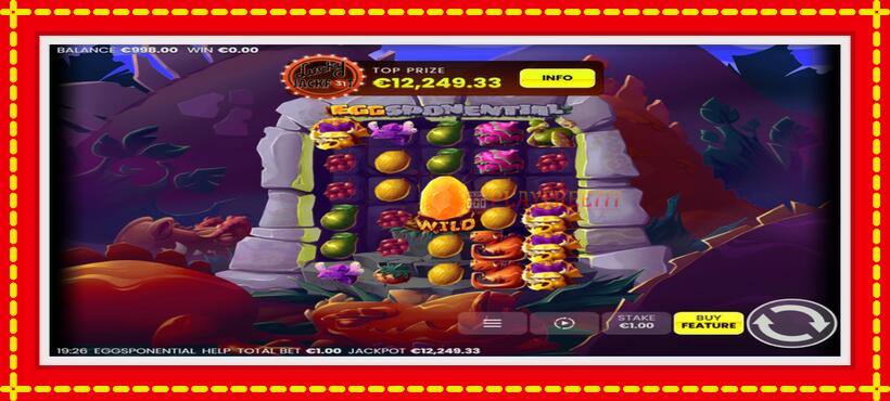 Slot machine Eggsponential with access to free game online, picture 2