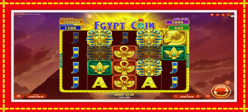 Slot machine Egypt Coin with access to free game online, picture 4