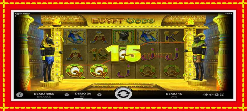 Slot machine Egypt Gods with access to free game online, picture 2