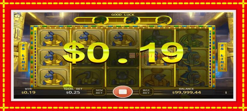 Slot machine Egyptian Deity with access to free game online, picture 2