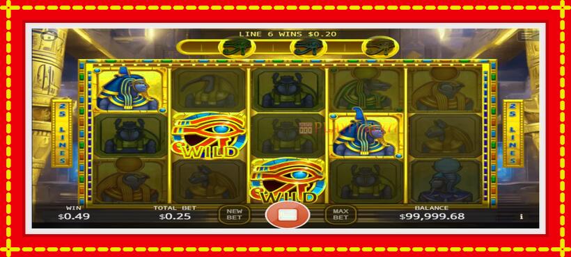 Slot machine Egyptian Deity with access to free game online, picture 3