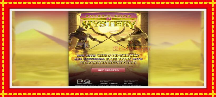 Slot machine Egypts Book of Mystery with access to free game online, picture 1