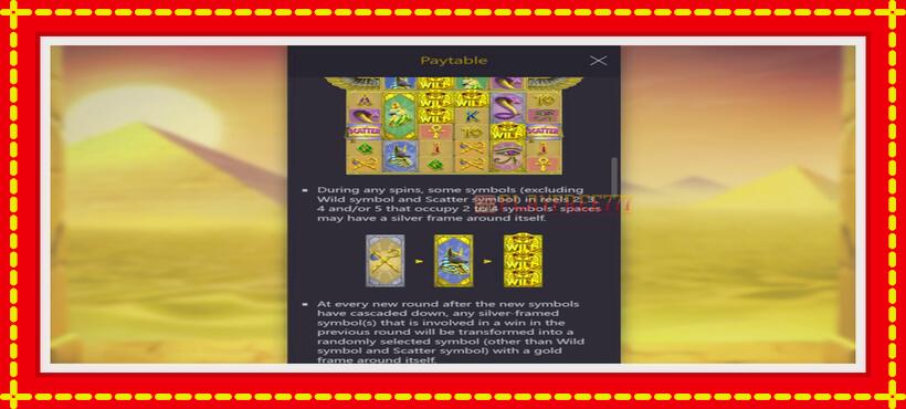 Slot machine Egypts Book of Mystery with access to free game online, picture 5