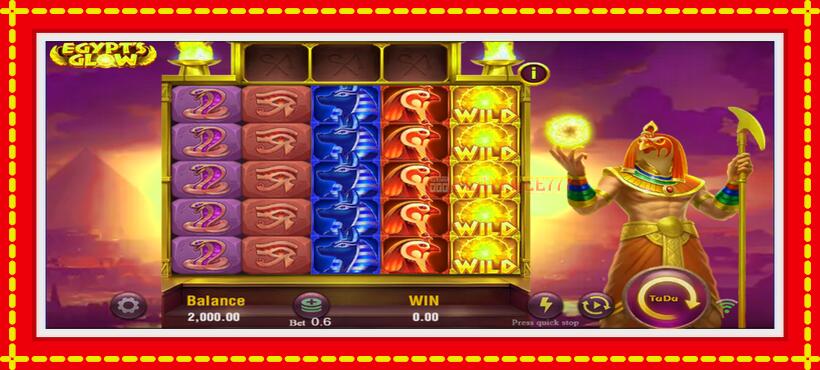 Slot machine Egypts Glow with access to free game online, picture 5