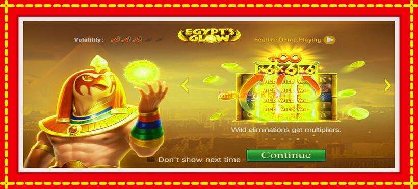 Slot machine Egypts Glow with access to free game online, picture 6