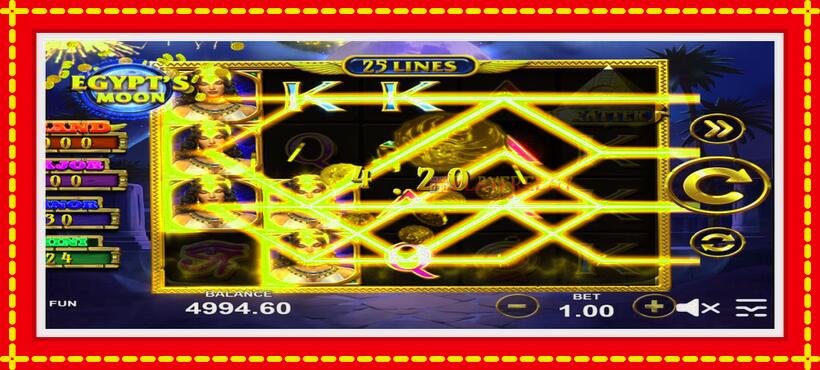 Slot machine Egypts Moon with access to free game online, picture 3