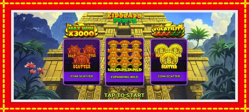 Slot machine El Dorado Fruits with access to free game online, picture 1