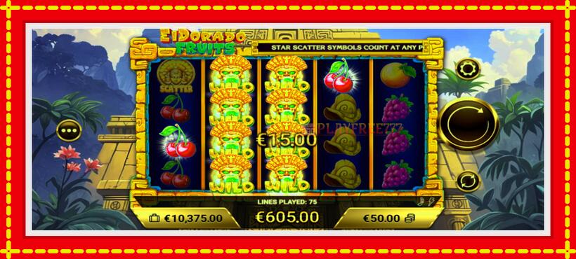 Slot machine El Dorado Fruits with access to free game online, picture 4