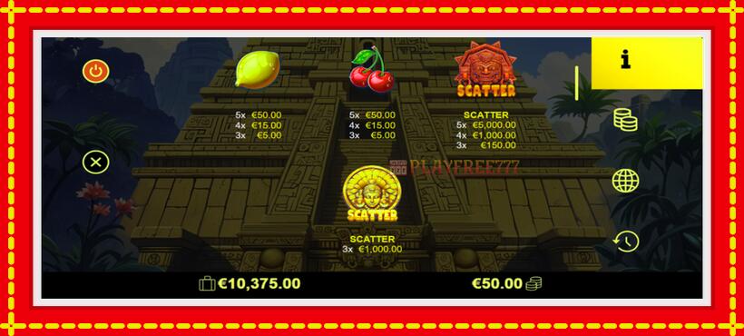 Slot machine El Dorado Fruits with access to free game online, picture 6