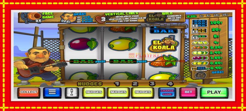 Slot machine El Koala with access to free game online, picture 2