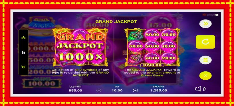 Slot machine Elixir Enigma with access to free game online, picture 7