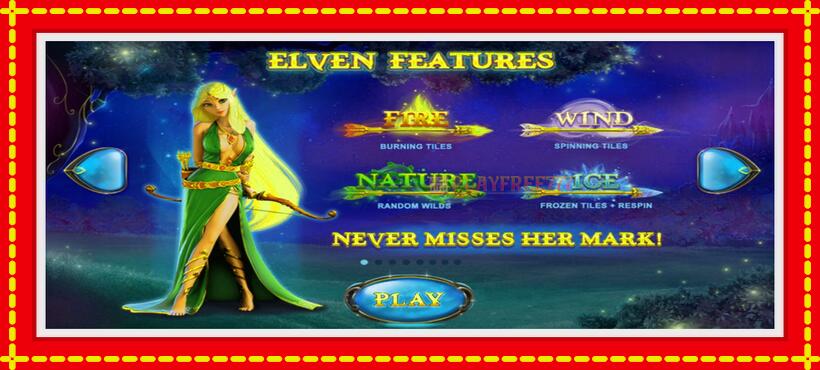 Slot machine Elven Magic with access to free game online, picture 1