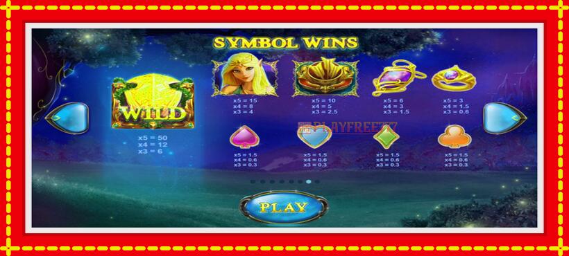 Slot machine Elven Magic with access to free game online, picture 7