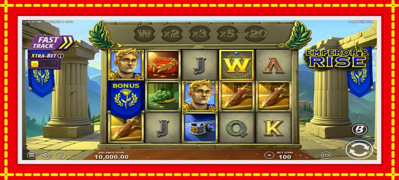 Slot machine Emperors Rise with access to free game online, picture 2