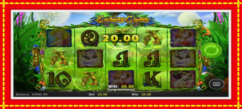 Slot machine Enchanted Crystals with access to free game online, picture 3