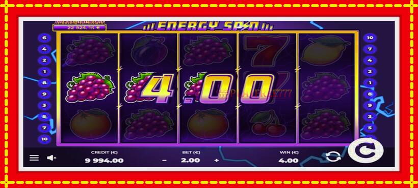 Slot machine Energy Respin with access to free game online, picture 2