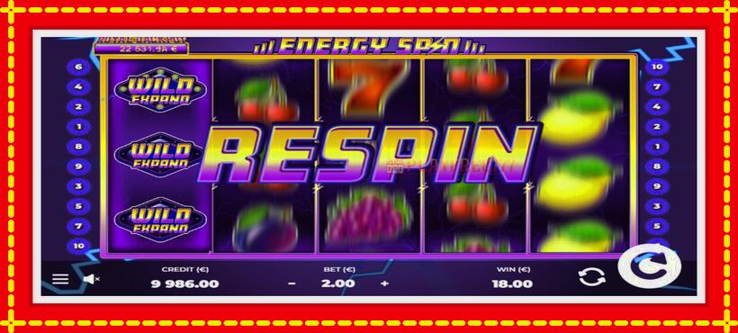 Slot machine Energy Respin with access to free game online, picture 3