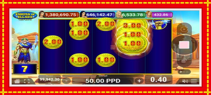 Slot machine Enigma of Ellada with access to free game online, picture 6