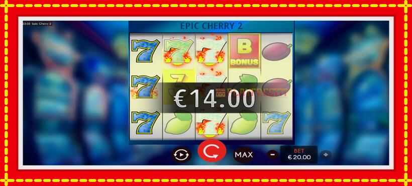 Slot machine Epic Cherry 2 with access to free game online, picture 4