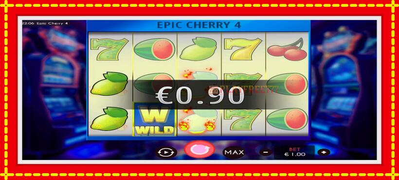 Slot machine Epic Cherry 4 with access to free game online, picture 2