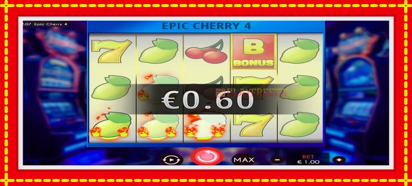 Slot machine Epic Cherry 4 with access to free game online, picture 3