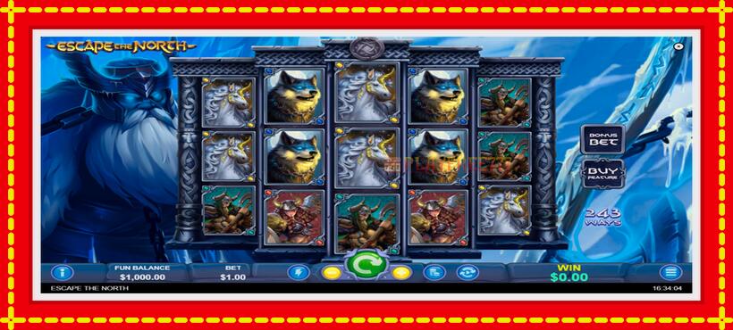 Slot machine Escape The North with access to free game online, picture 1