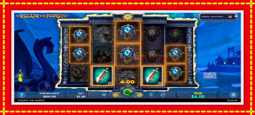 Slot machine Escape The North with access to free game online, picture 2