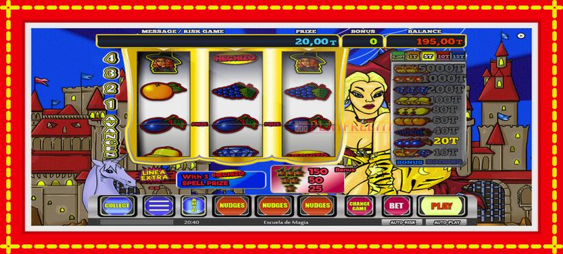 Slot machine Escuela de Magia with access to free game online, picture 3