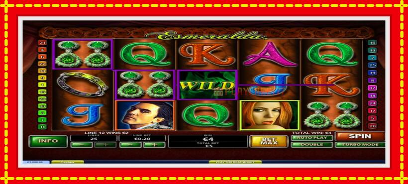 Slot machine Esmeralda with access to free game online, picture 2