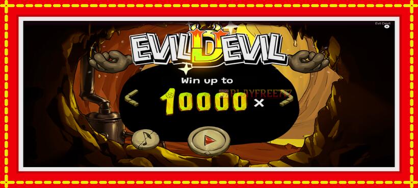 Slot machine Evil Devil with access to free game online, picture 1