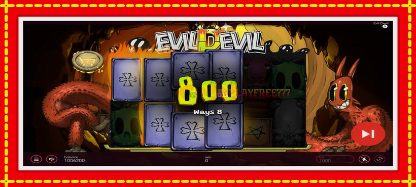 Slot machine Evil Devil with access to free game online, picture 4