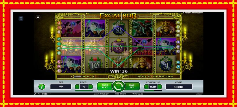 Slot machine Excalibur with access to free game online, picture 5